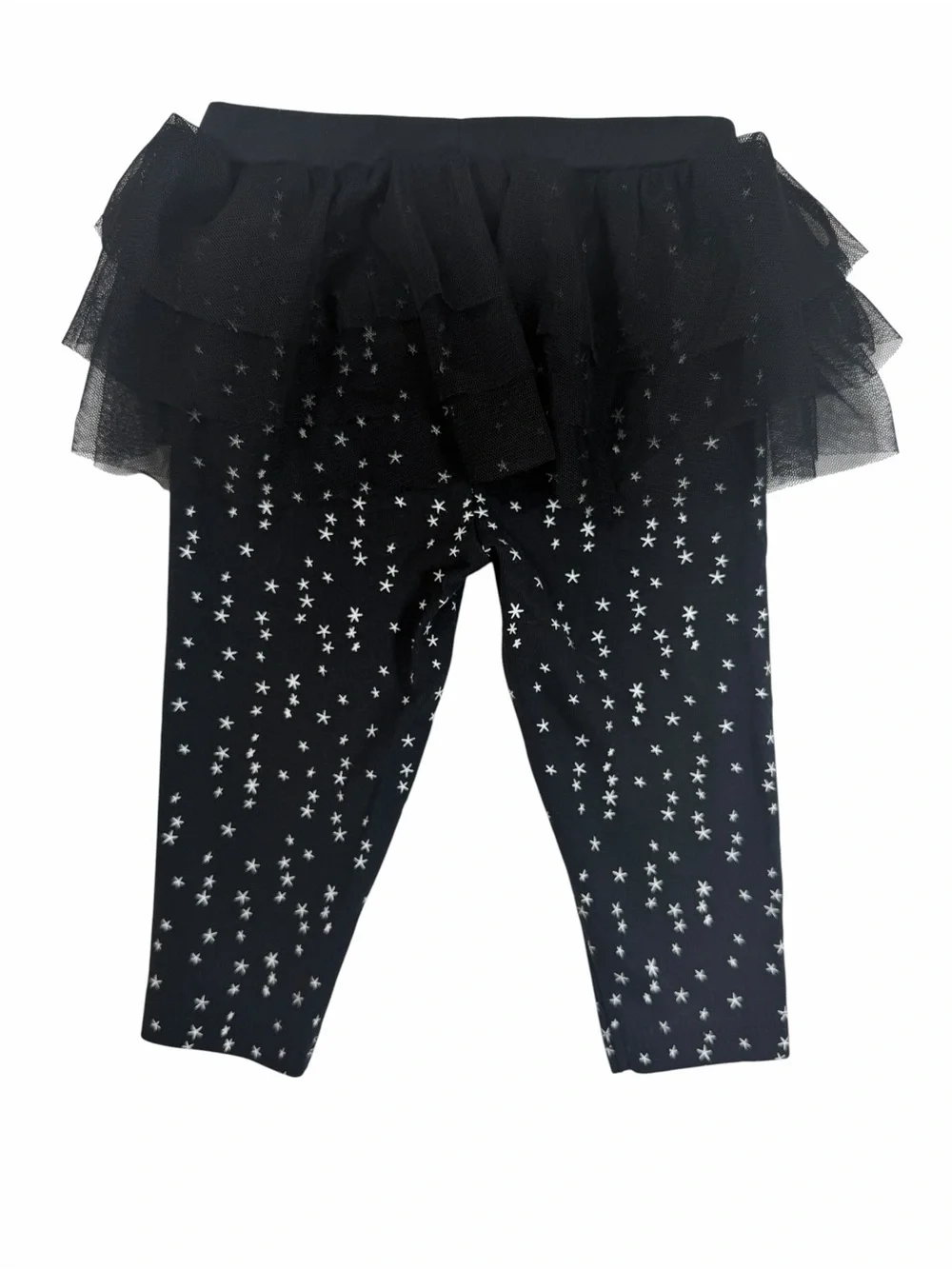 Carter's White Ghost & Star Bodysuit with Pink and Orange Accents